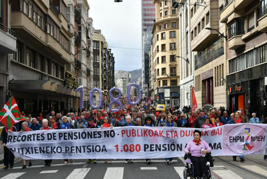 marcha pensionista bilbao 1080 euros