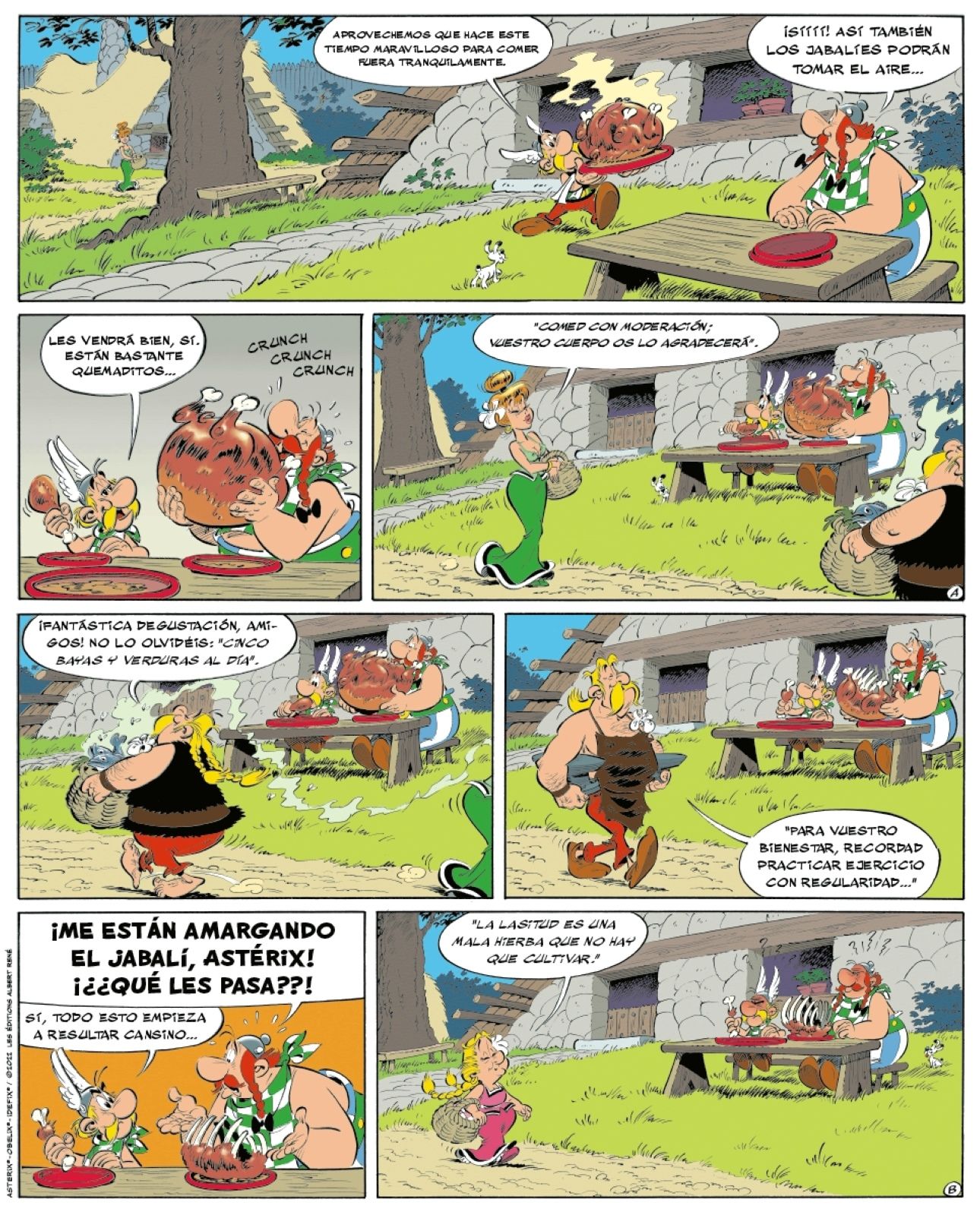 Plancha de Astérix