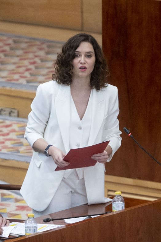 EuropaPress 5057346 presidenta comunidad madrid isabel diaz ayuso interviene pleno asamblea EuropaPress 5057346 presidenta comunidad madrid isabel diaz ayuso interviene pleno asamblea