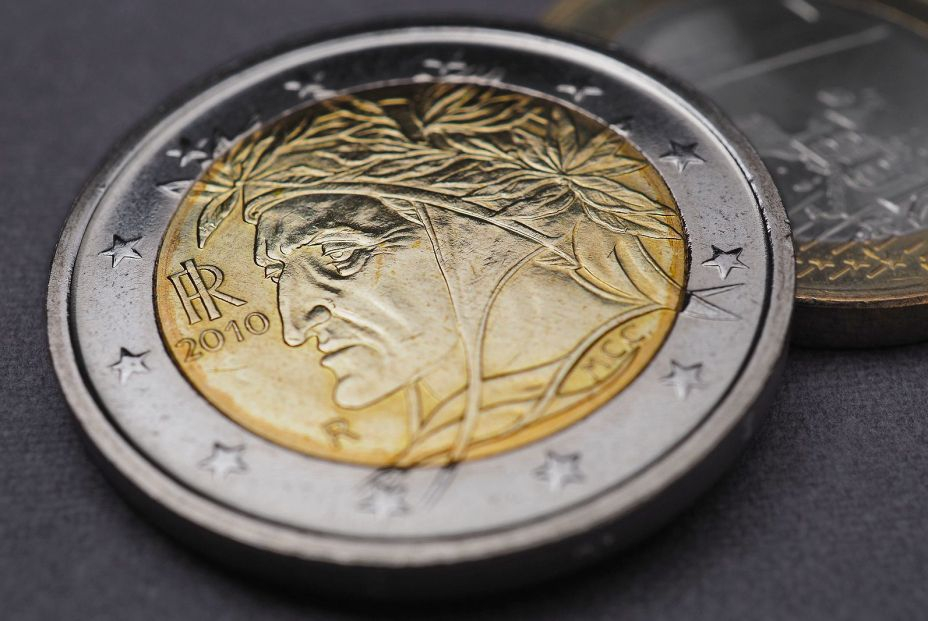 Moneda acuñada en Italia en 2010