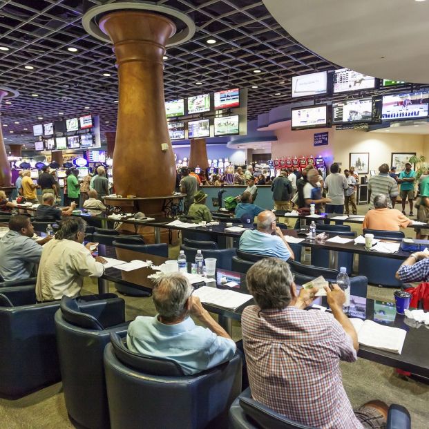 Mayores en un casino