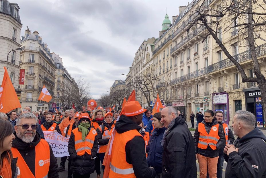 francia manifestacion cfdt