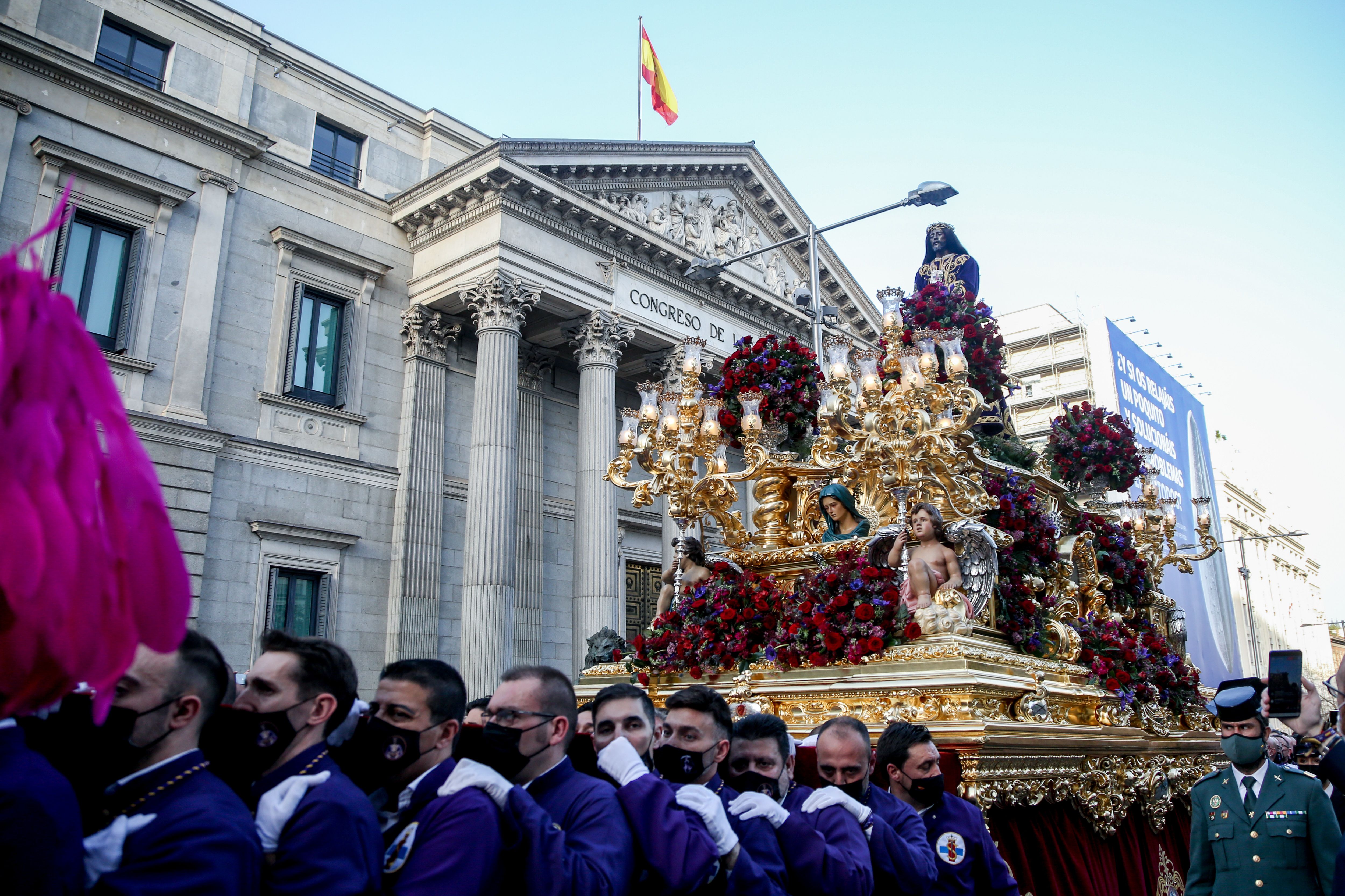 Saetas y tamborradas marcarán el paso de la Semana Santa madrileña