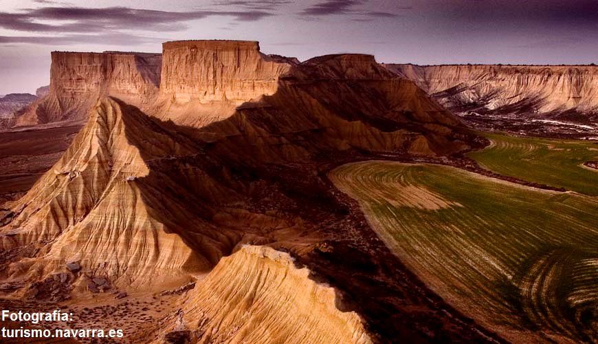 Atardecer en Bardenas