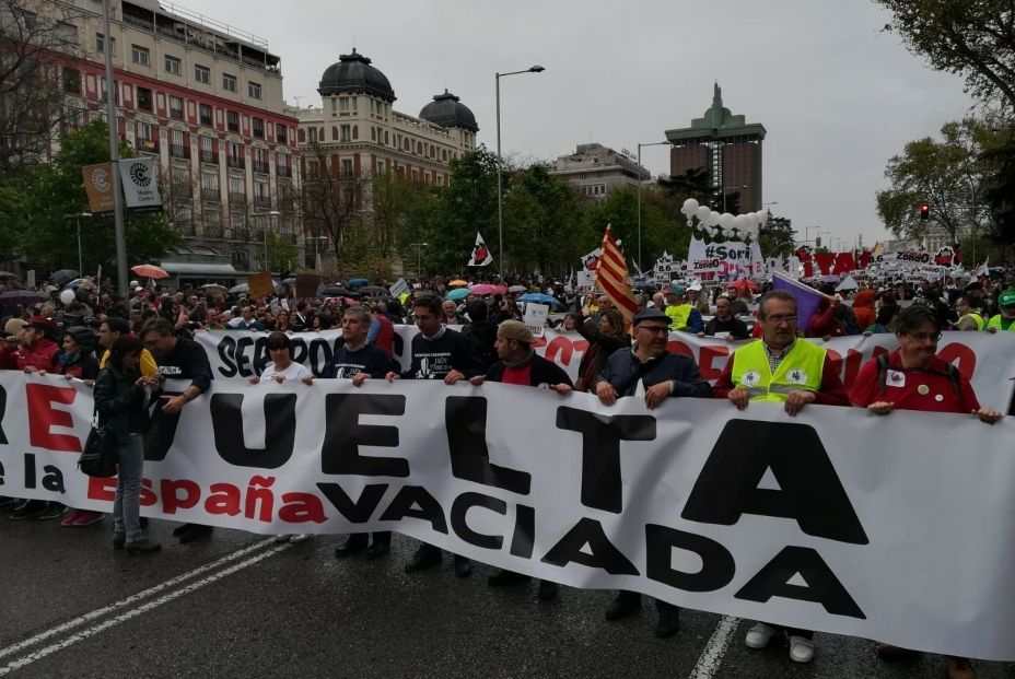 EuropaPress 2033490 manifestacion espana vaciada madrid contra despoblacion