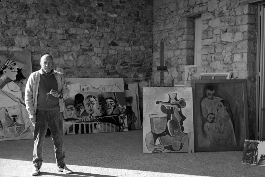 Pablo Picasso en 'Notre-Dame-de Vie', en Mougins, 1965 (Cecil Beaton)