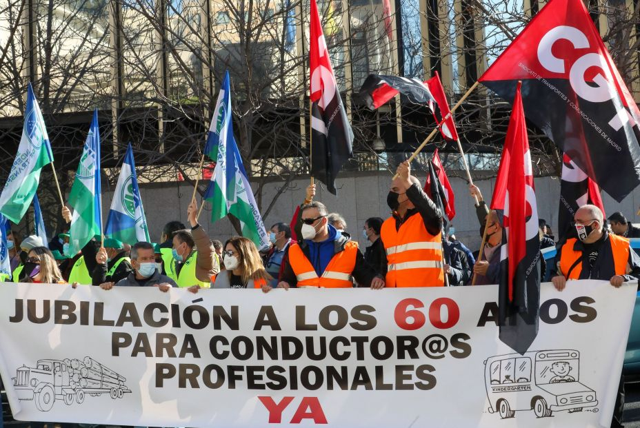 CCOO y patronal, dispuestos a pedir, sin apoyo de UGT, la jubilación anticipada para transportistas CCOO y patronal, dispuestos a pedir, sin apoyo de UGT, la jubilación anticipada para transportistas