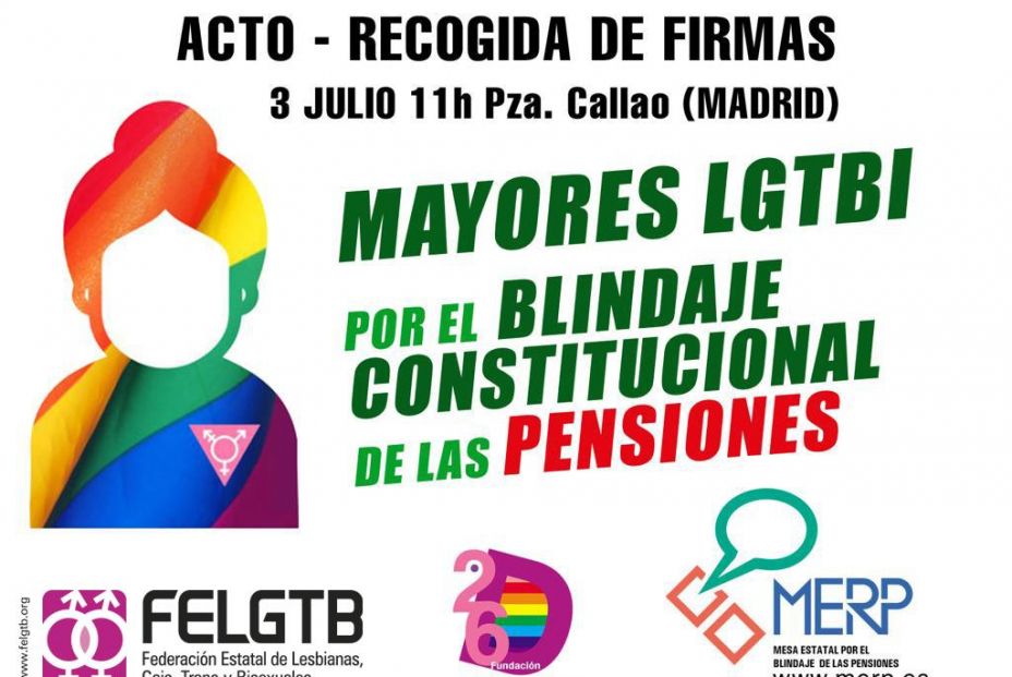 Mayores LGTBI por el Blindaje de las Pensiones