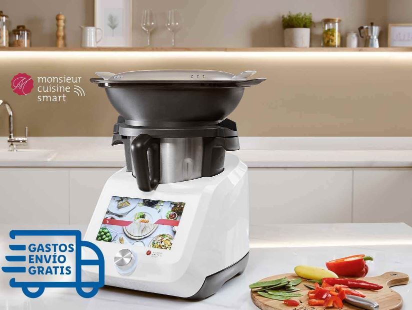 Lidl vuelve a poner a la venta su robot de cocina Monsieur Cuisine Smart, más barato y con novedades. Foto: Lidl