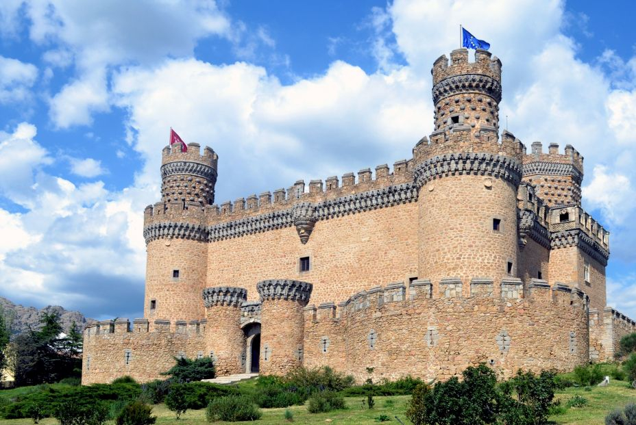 bigstock Medieval Castle Of Manzanares  232723180