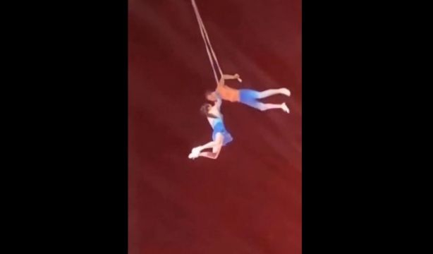 VIDEO: Muere una trapecista al caer al vacío durante una acrobacia con su marido