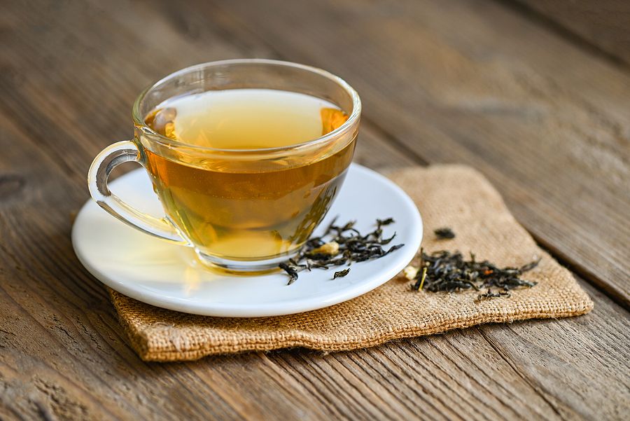 bigstock Tea Herbal On Tea Cup With Chi 462307067