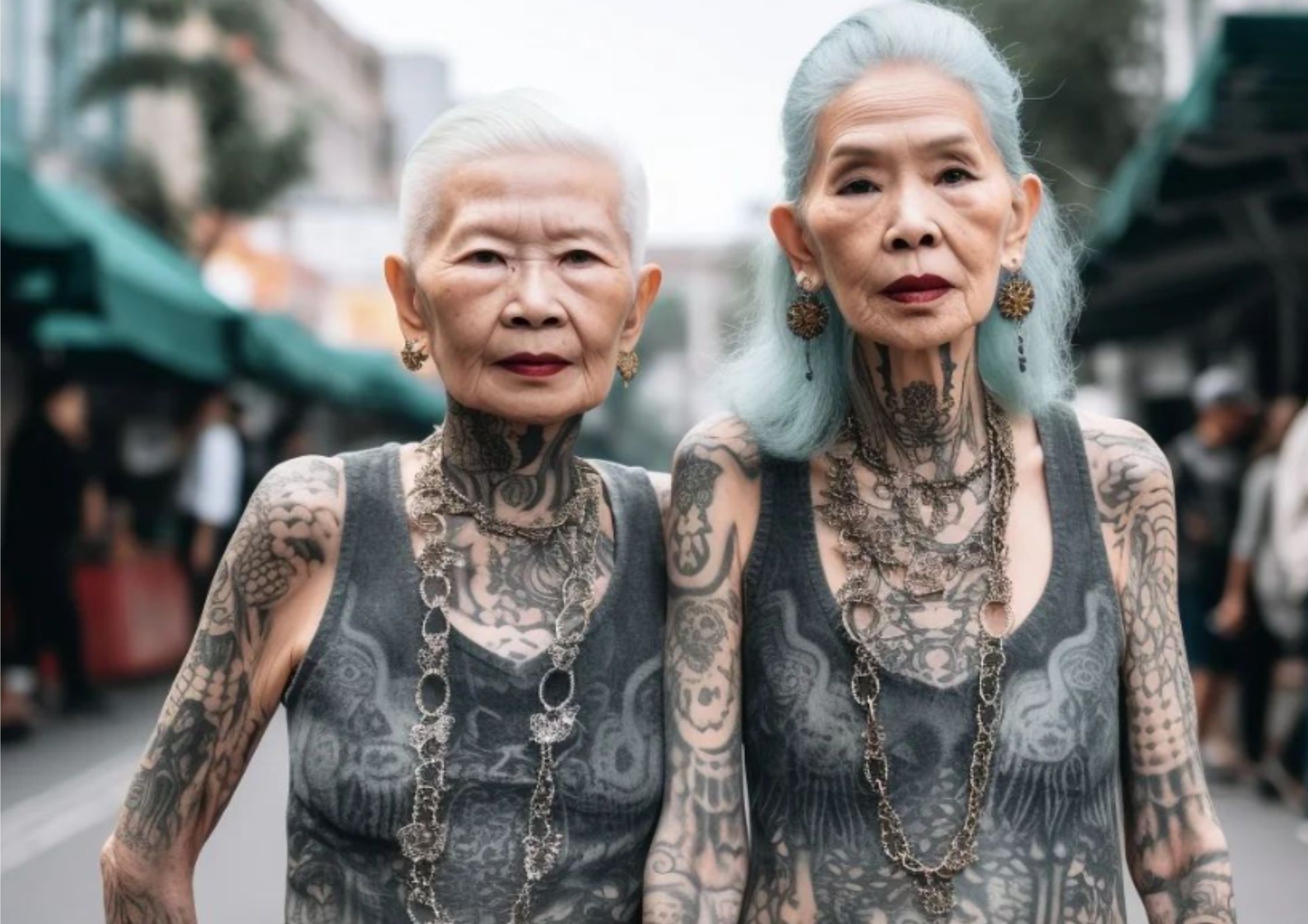 Las gemelas sénior creadas por Inteligencia Artificial que arrasan en Instagram
