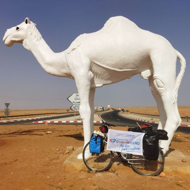 Francisco, el jubilado que viaja a Dakar en bici por la diabetes de su nieto: "Pido solidaridad"