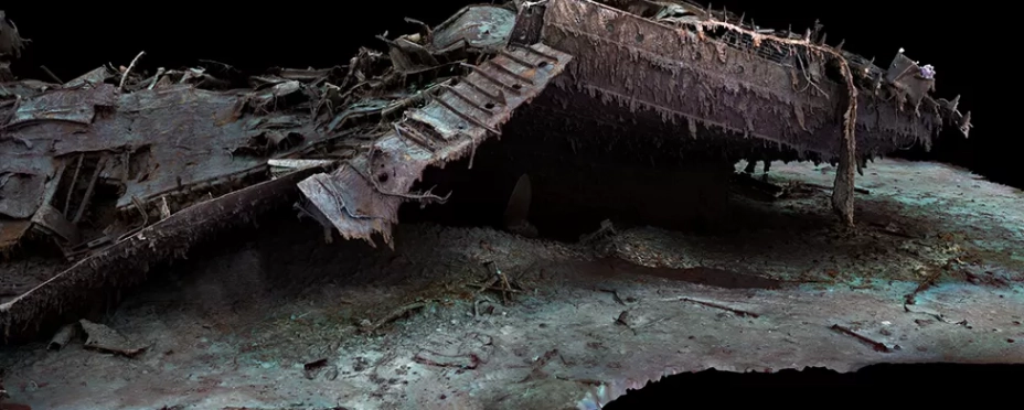 El primer escaneado en 3D del Titanic muestra restos inéditos del naufragio