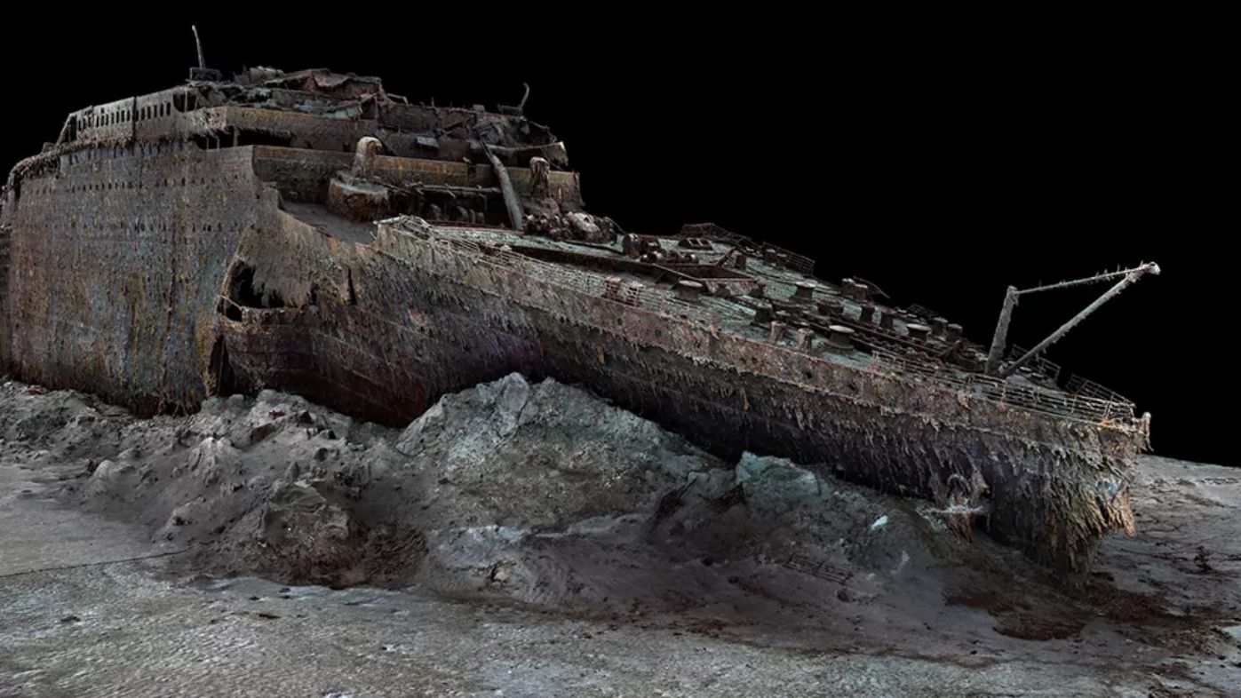 El primer escaneado en 3D del Titanic muestra restos inéditos del naufragio