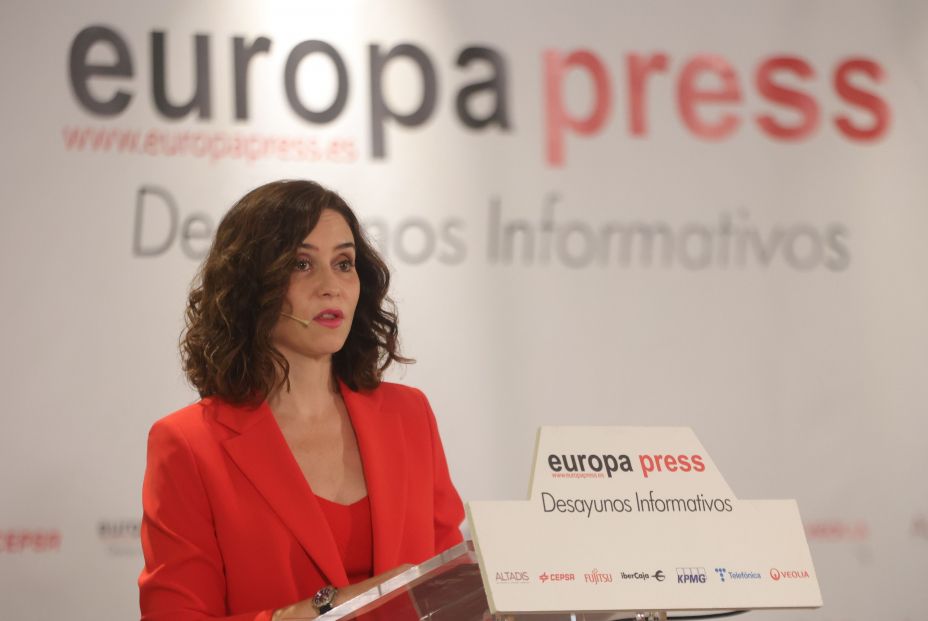 EuropaPress 5206492 presidenta comunidad madrid isabel diaz ayuso interviene desayuno