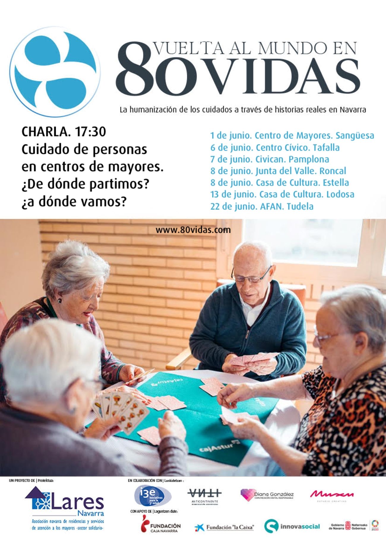  “Cuidado de personas en centros de mayores. ¿De dónde partimos? ¿A dónde vamos?” recorrerá Navarra