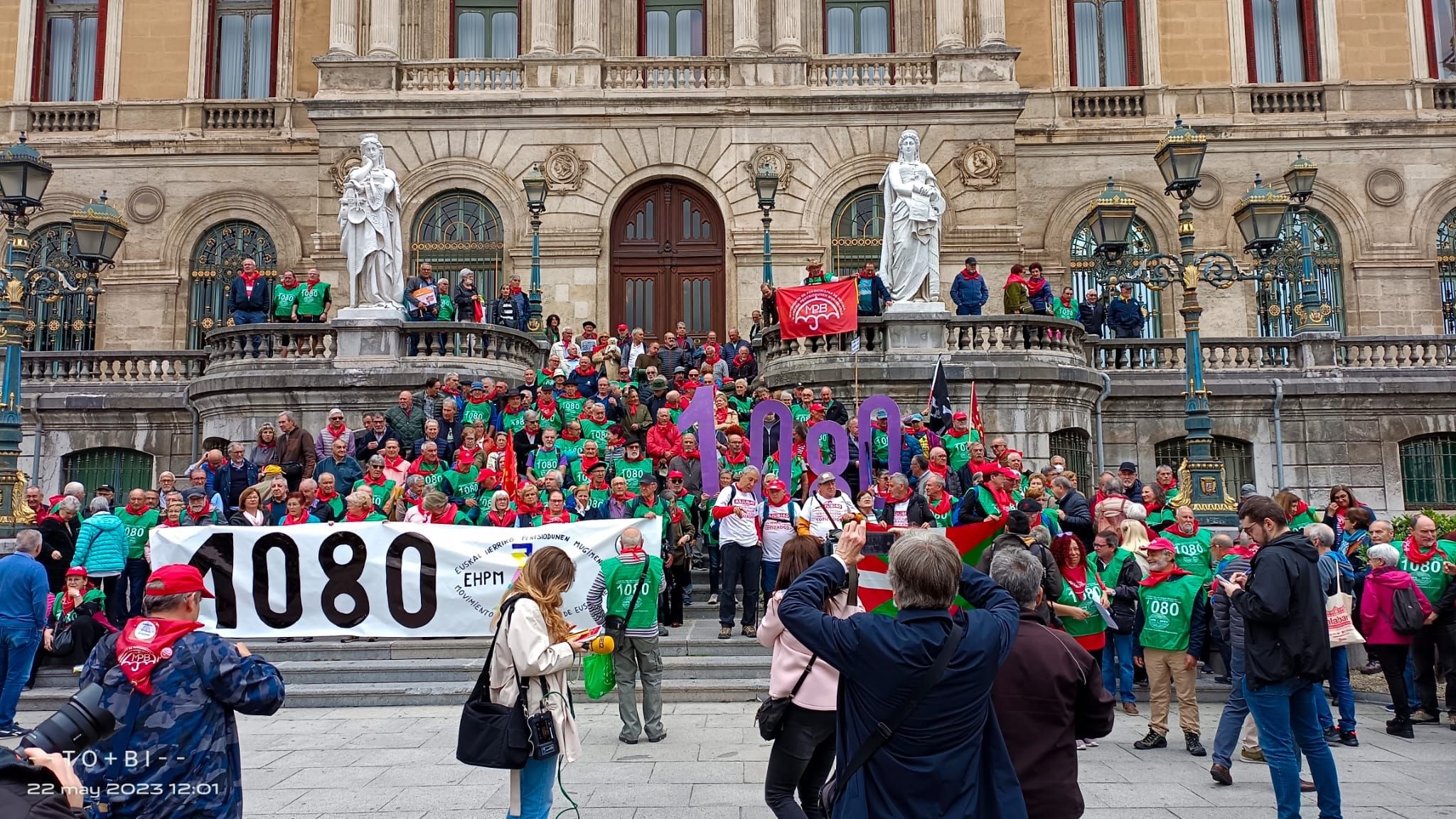 25-M: los pensionistas salen a la calle en toda España para exigir 1.080 euros de paga mínima