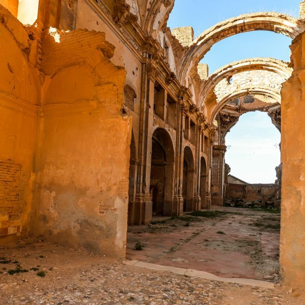 Ruinas de Belchite en Aragón