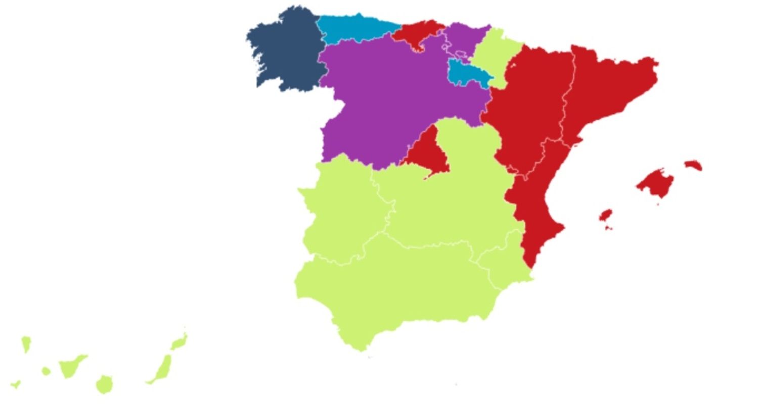 El mapa de las marcas más consumidas en cada comunidad autónoma