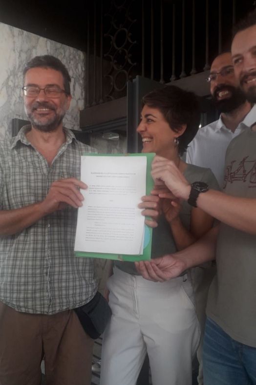 Miembros de Ecologistas Greenpeace y la Plataforma en Defensa de Madrid Central presentan un recurso contra la moratoria de multas de Madrid Central Miembros de Ecologistas Greenpeace y la Plataforma en Defensa de Madrid Central presentan un recurso contra la moratoria de multas de Madrid Central