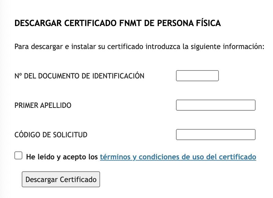 Descarga el certificado