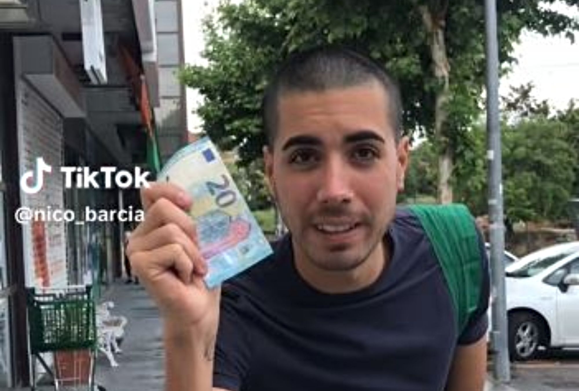 Un usuario muestra todo lo que se puede comprar con tan solo 20 euros en Mercadona. Foto: TikTok