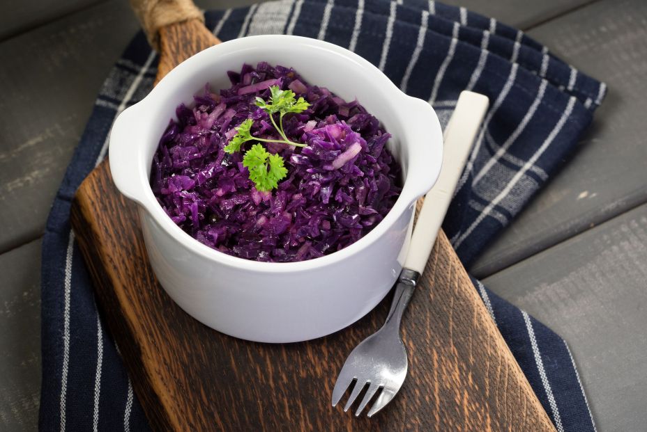 bigstock Salad Of Boiled Red Cabbage In 473442723