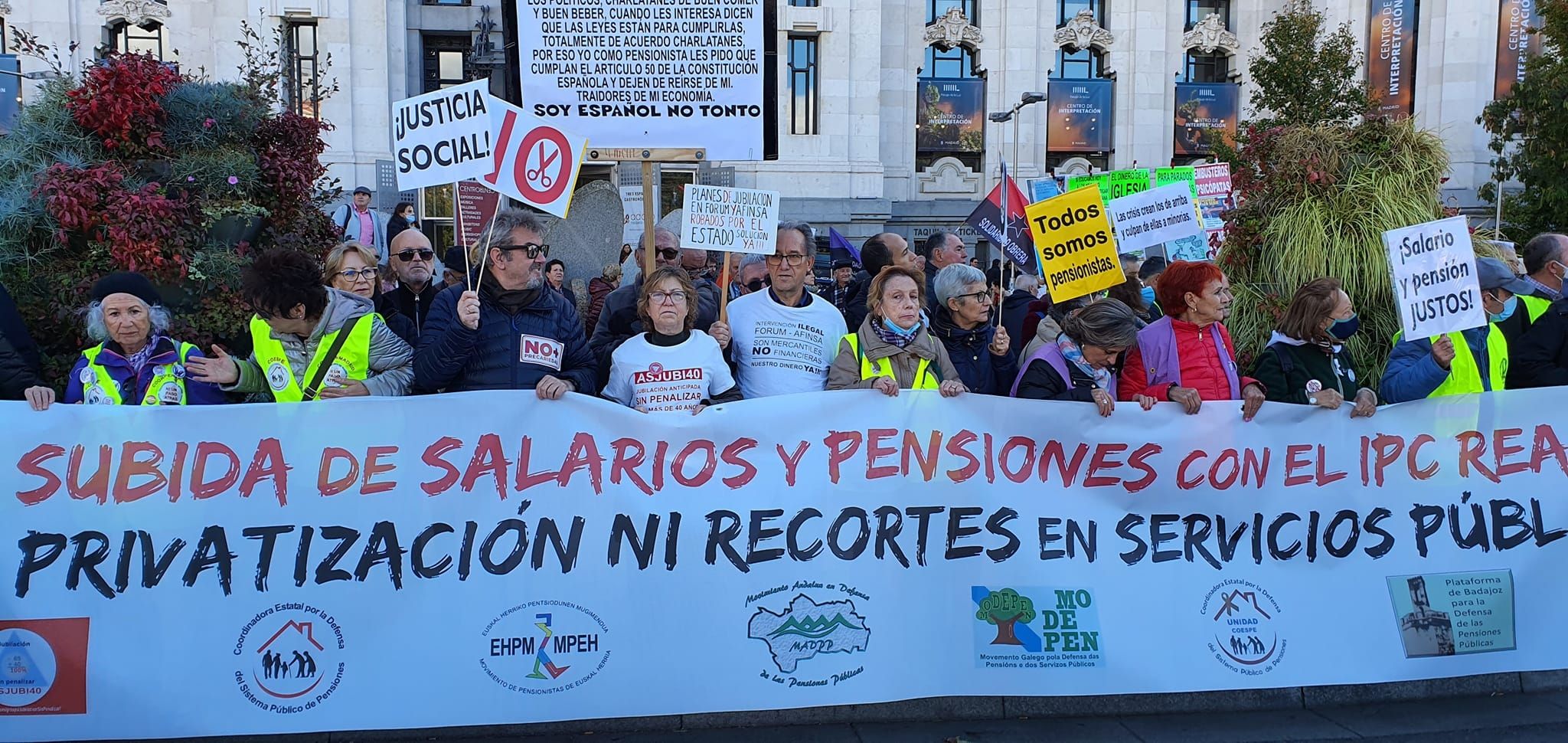 'Programa electoral' de los 800.000 pensionistas de ASJUBI40 para el 23J