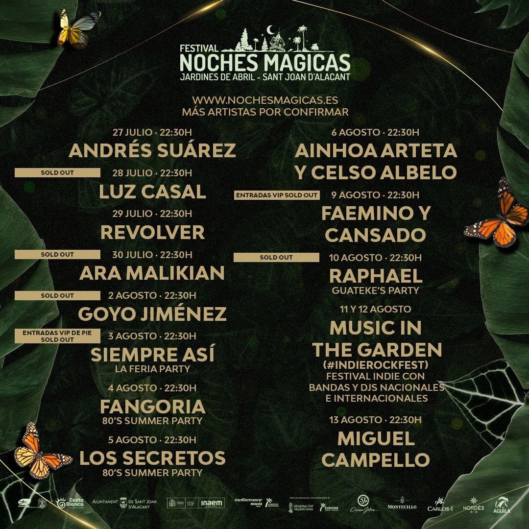 Cartel Festival Noches Mágicas