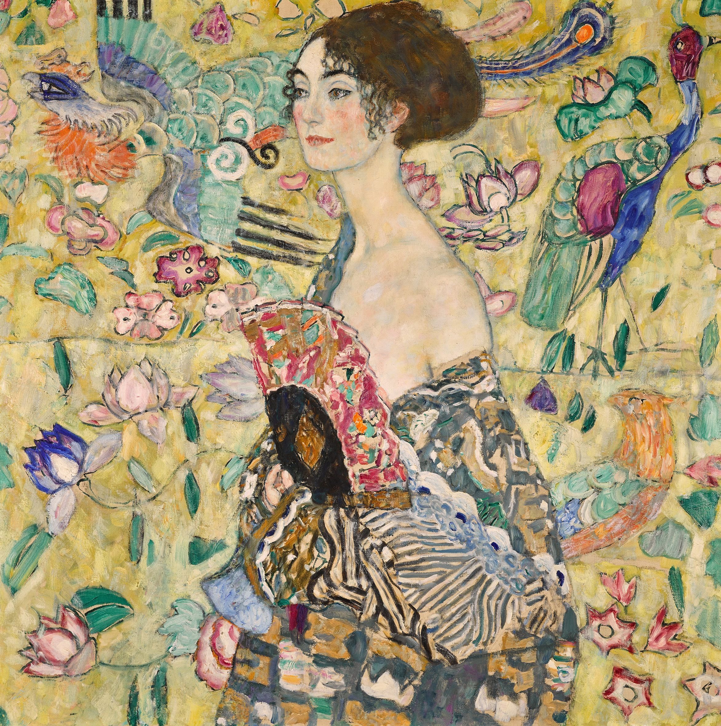 'Dama con abanico' de Klimt se convierte en la obra más cara de la historia en Europa