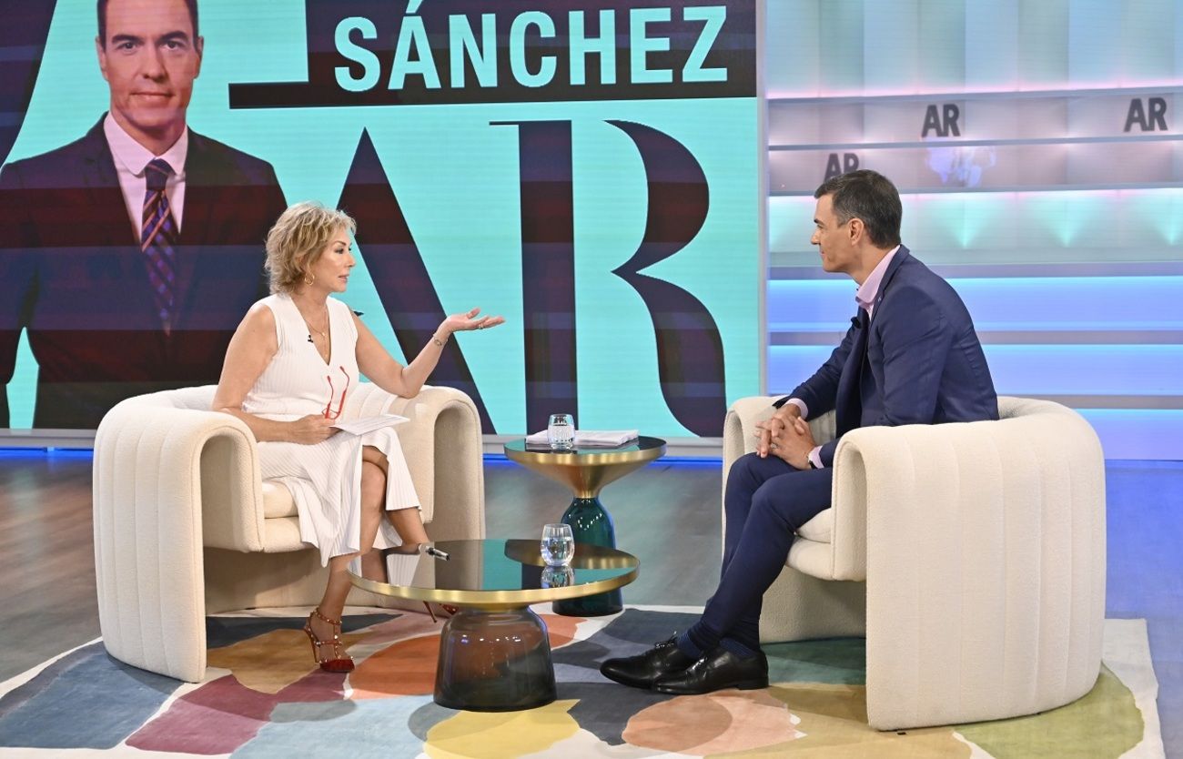 Las frases más destacadas de Sánchez en su tensa entrevista con Ana Rosa: "Soy un político limpio" Las frases más destacadas de Sánchez en su tensa entrevista con Ana Rosa: "Soy un político limpio"