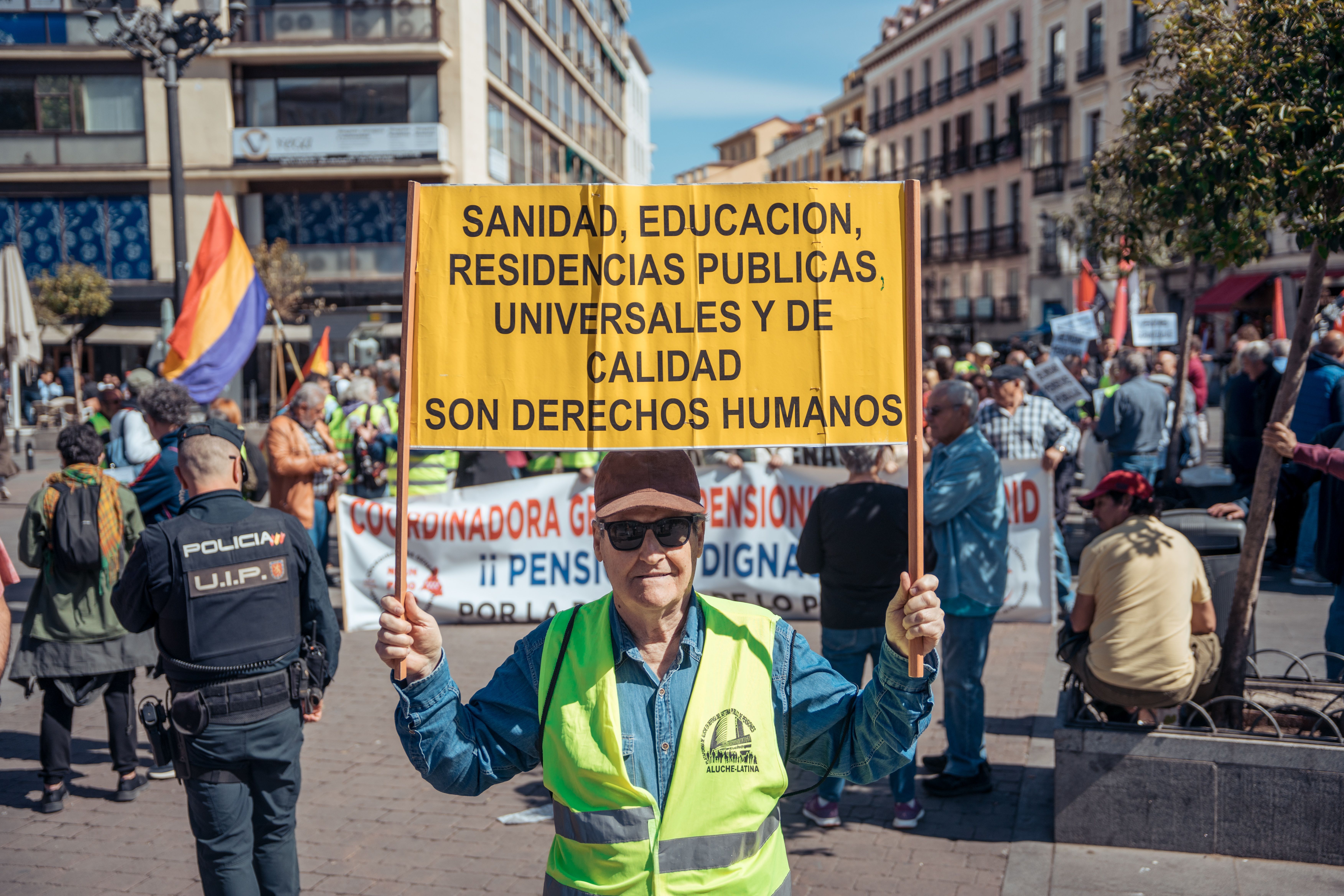 23J: los mayores exigen mejoras en sanidad, dependencia, acabar con el edadismo y pensiones dignas