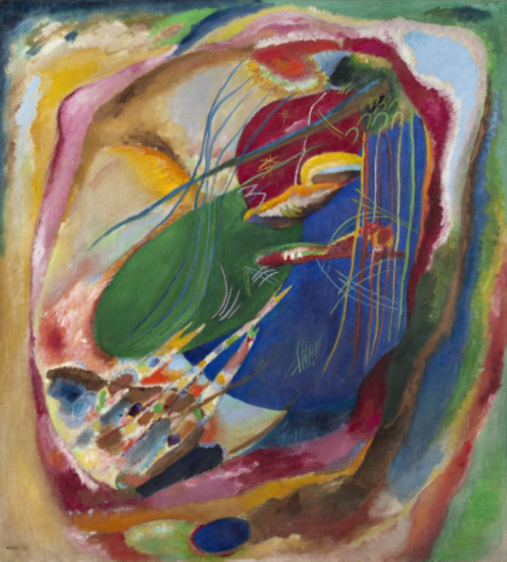 Pintura con tres manchas, n.º 196, 1914, Wassily Kandinsky 