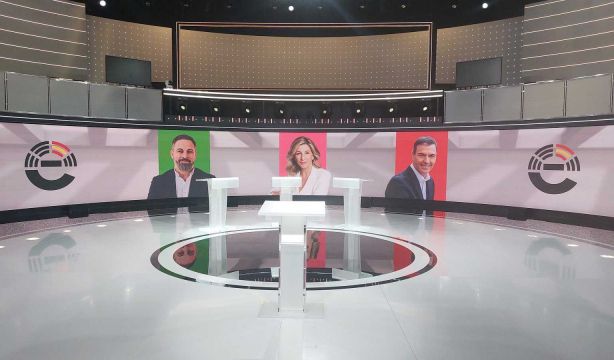 Así será el debate a tres entre Sánchez, Abascal y Díaz en RTVE: 90 minutos y tres bloques temáticos