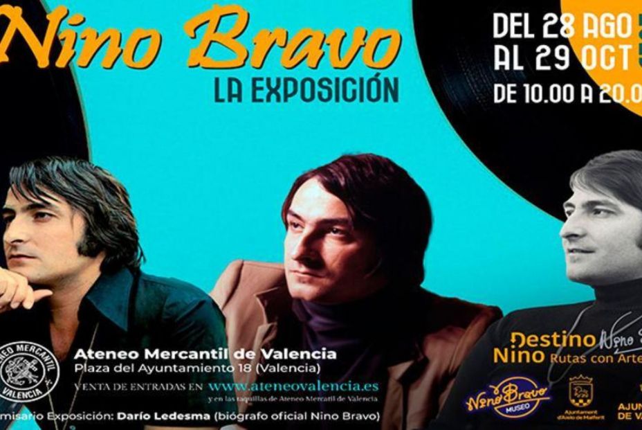 La exposición "más completa" sobre Nino Bravo con piezas inéditas, en el Ateneo de Valencia