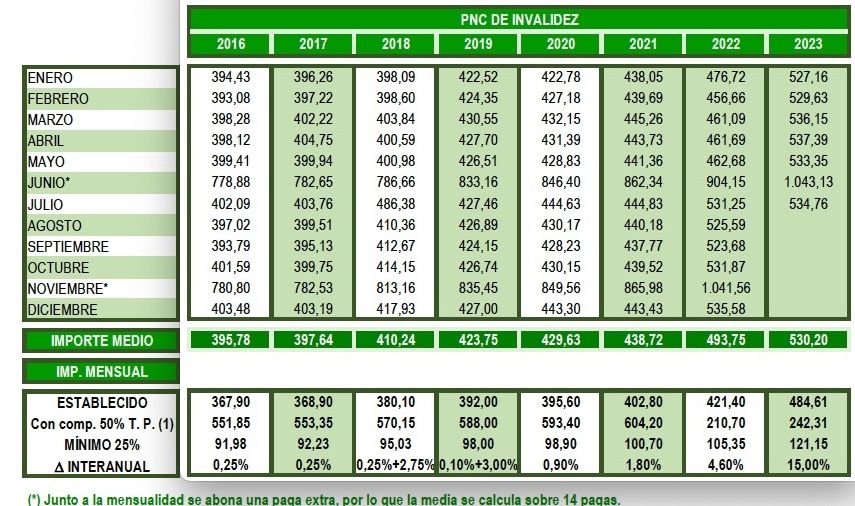 PNC invalidez