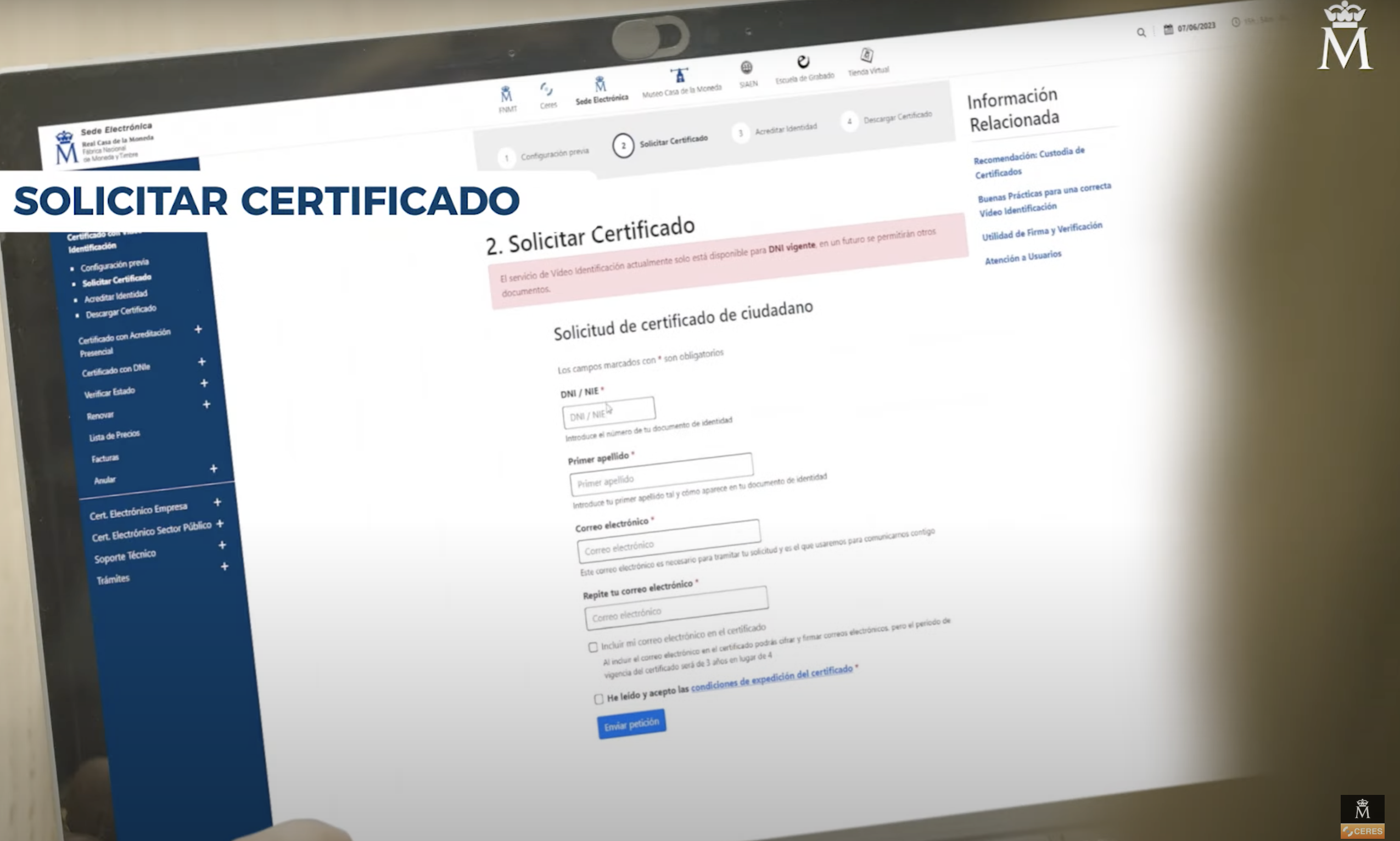 Cómo pedir e instalar el certificado digital en el móvil