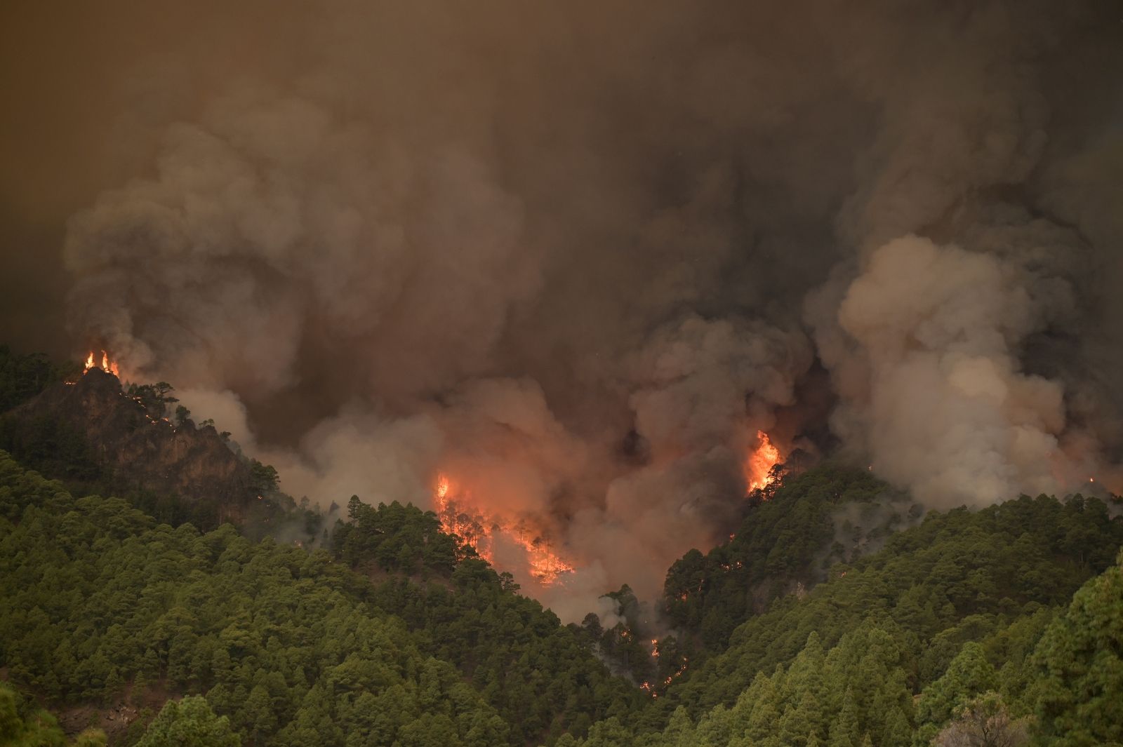 Tenerife afronta las devastadoras consecuencias del peor incendio sufrido en 40 años