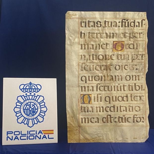 EuropaPress 5390143 recuperado importante manuscrito musical siglo xvi robado monasterio