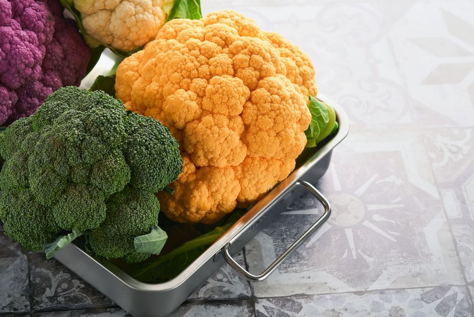 bigstock Colorfu Cauliflower Various S 477166051