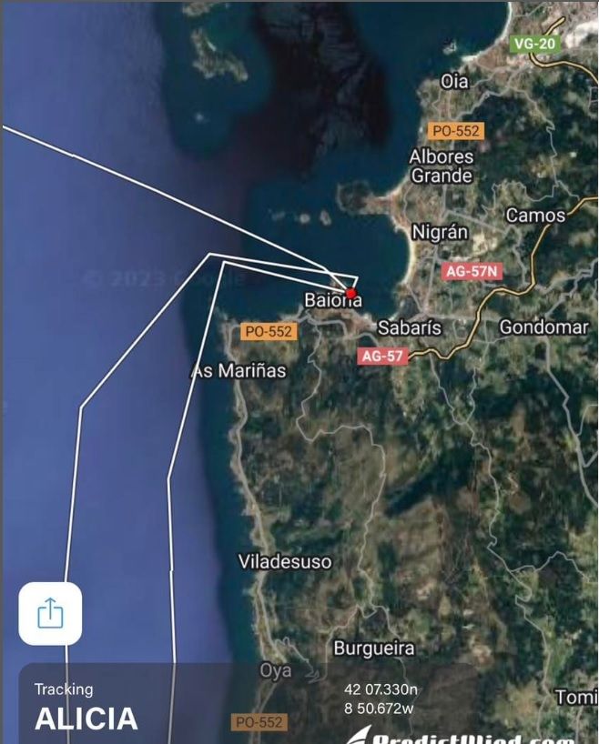 Cuaderno de a bordo día 30: Llegada a Baiona Cuaderno de a bordo día 30: Llegada a Baiona