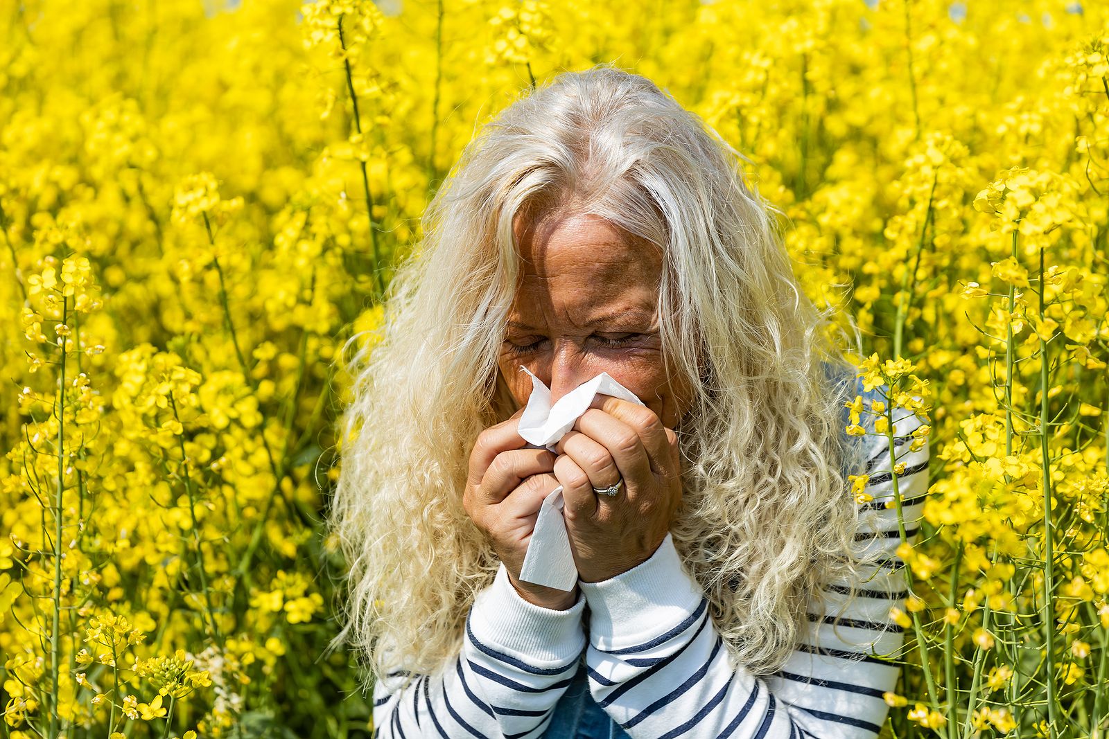 bigstock Woman Suffers From Allergy In  476351385