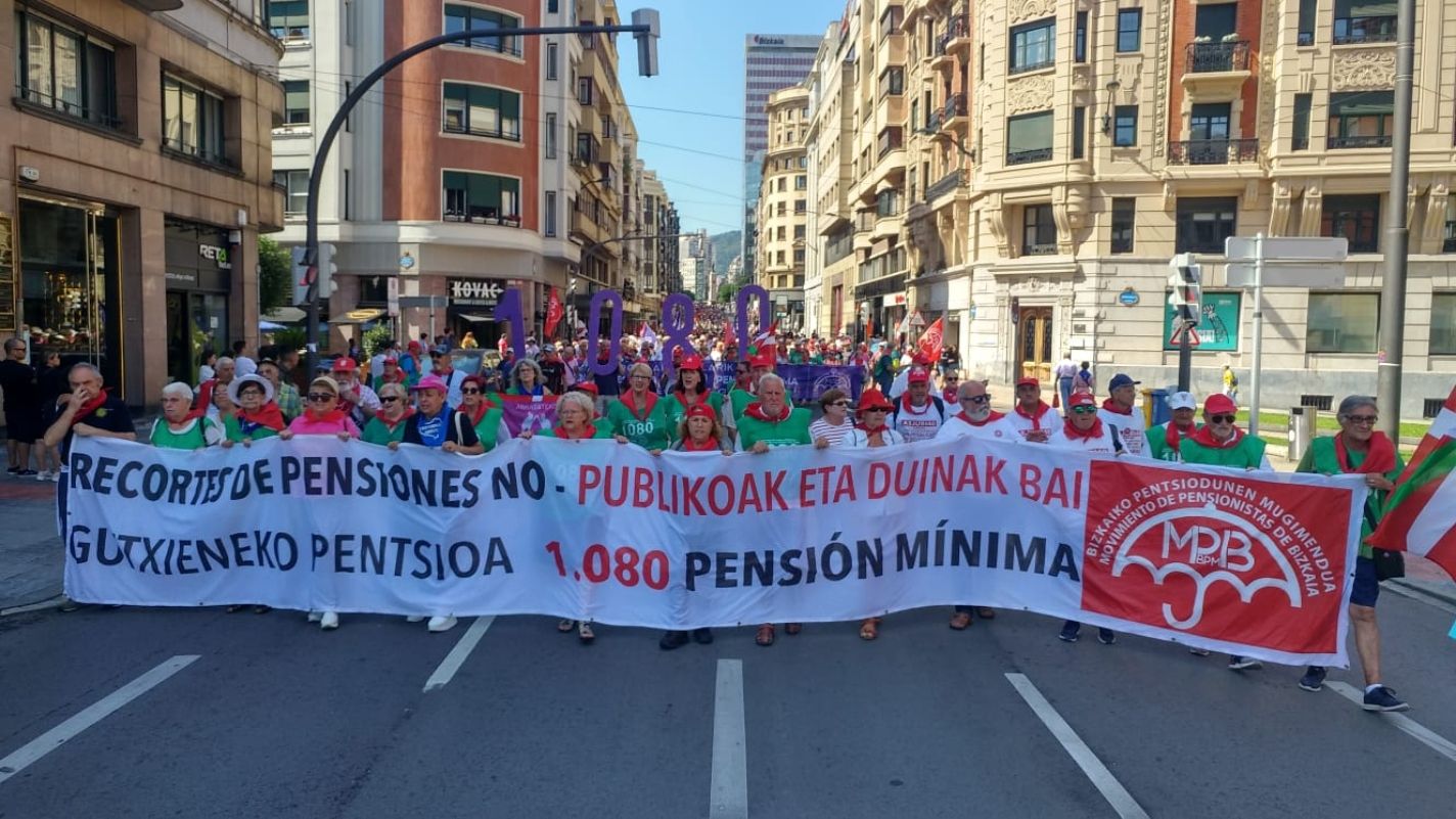 Las 10 reivindicaciones clave de los pensionistas vascos al nuevo Gobierno
