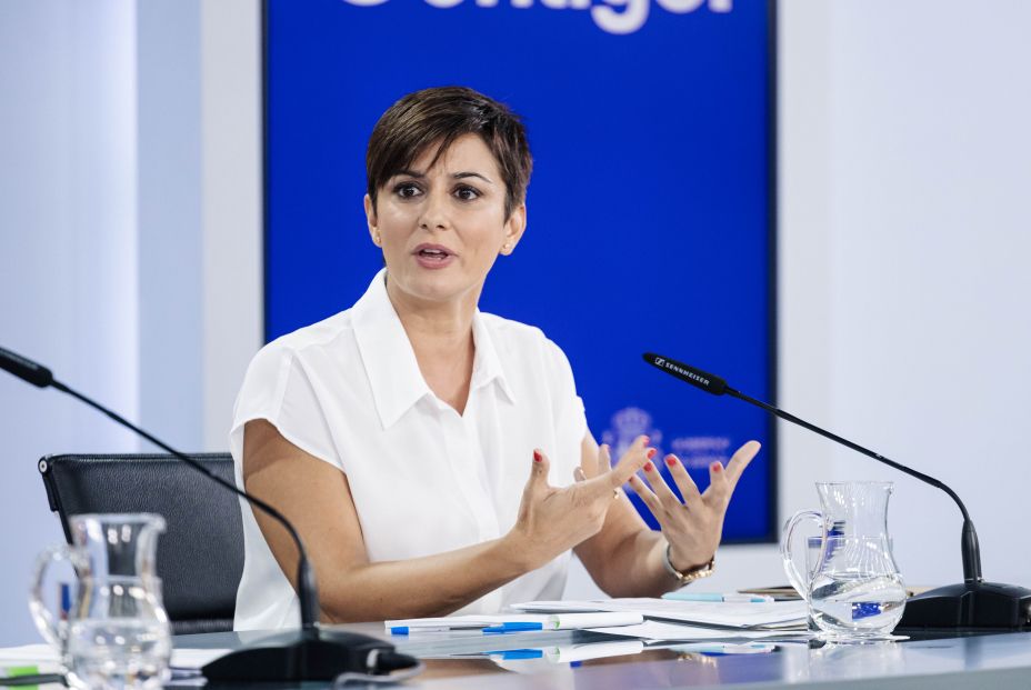 La portavoz del Gobierno y ministra de Política Territorial en funciones, Isabel Rodríguez