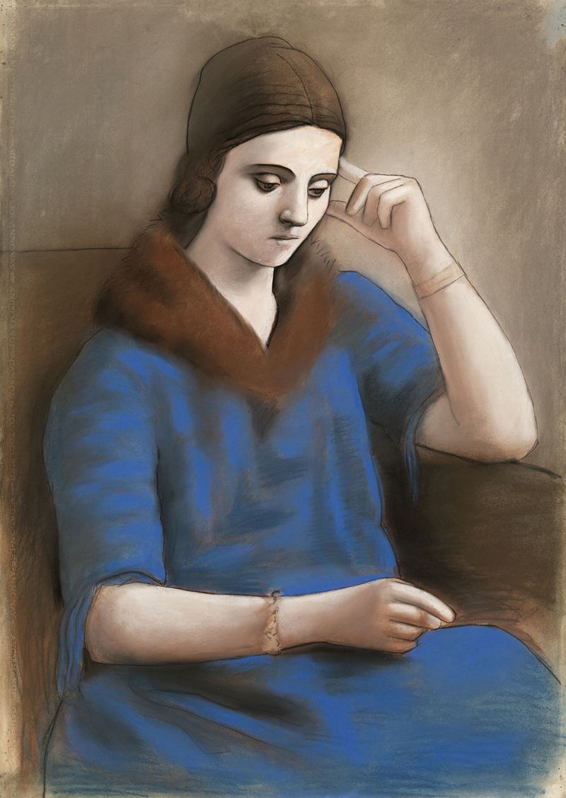 Exposición de Olga Picasso en el Museo Picasso