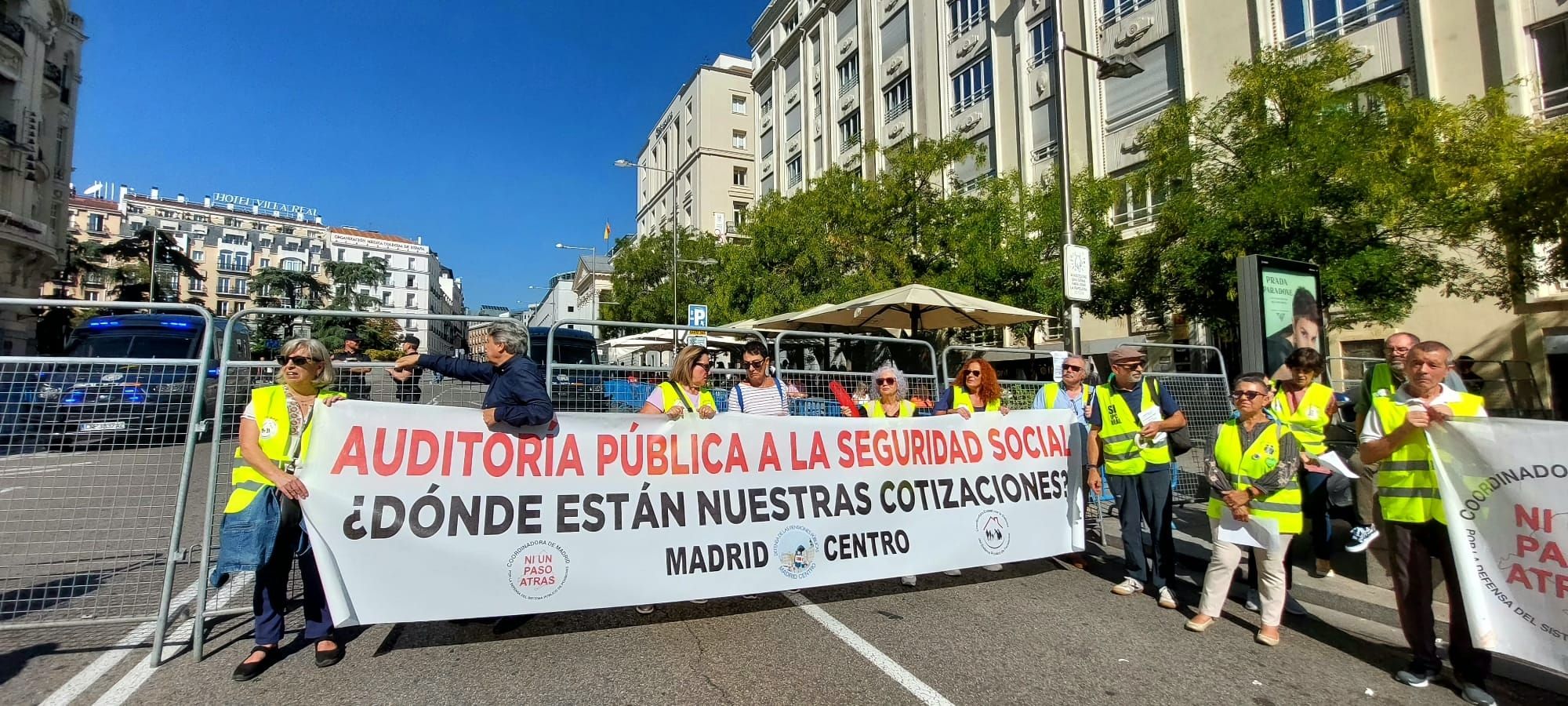 "El Gobierno no cumple. No hace la auditoría de la Seguridad Social", denuncia Coorpen Madrid