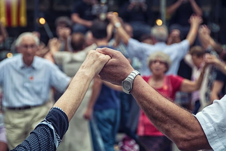 bigstock Senior People Holding Hands An 86962343