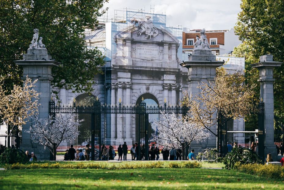 La Puerta de Alcalá de Madrid recuperará todo su esplendor antes de navidad